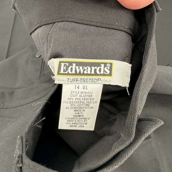 NWT Edwards Womens black straight leg dress pants size 14 - Picture 3 of 6